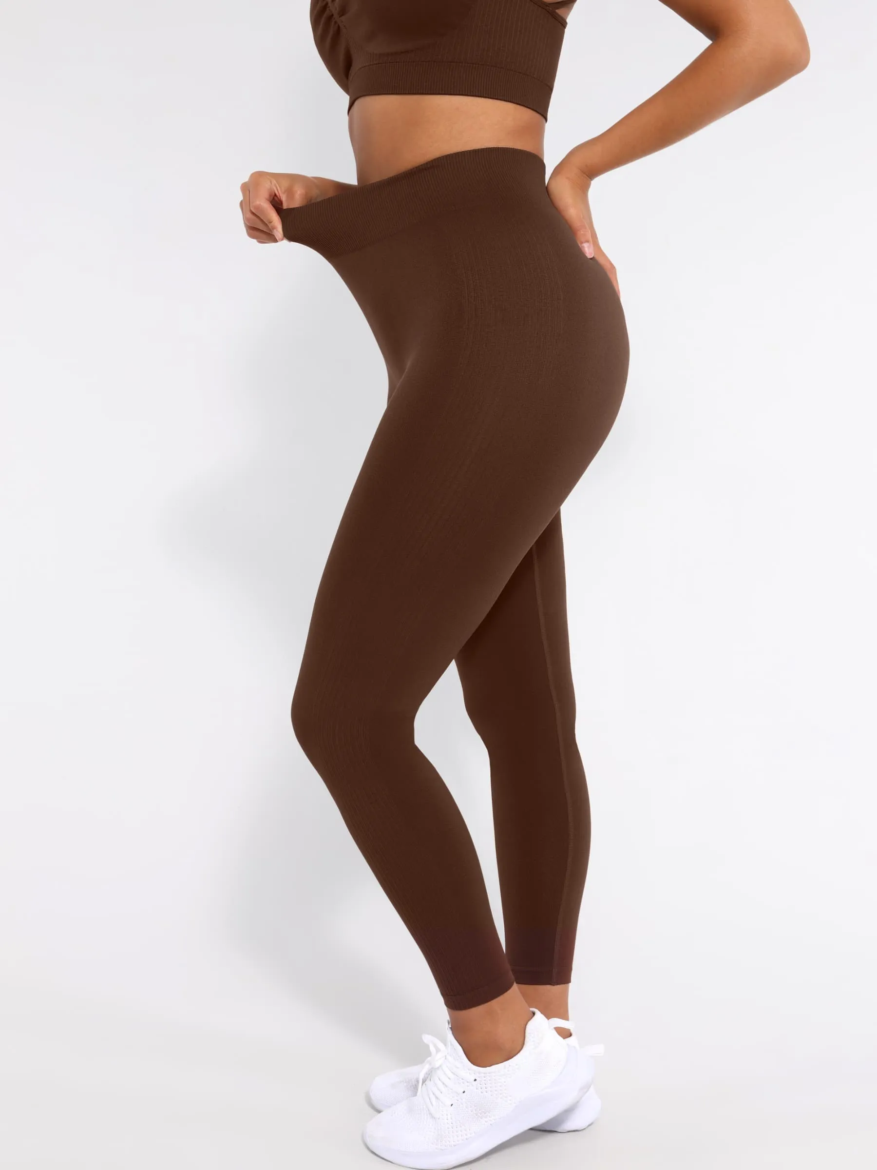 Seamless High Waisted Leg Shaping Slimming Yoga Legging