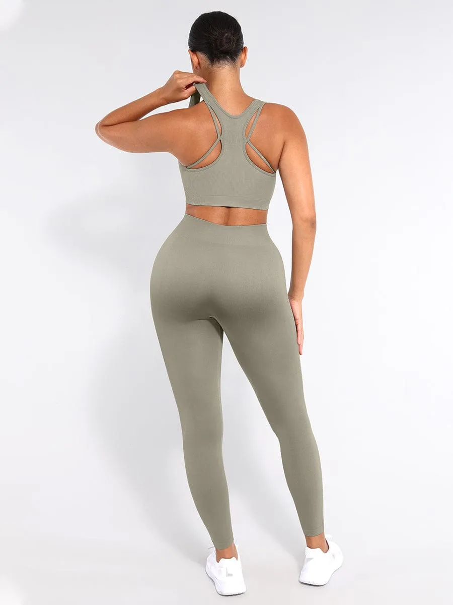 Seamless High Waisted Leg Shaping Slimming Yoga Legging