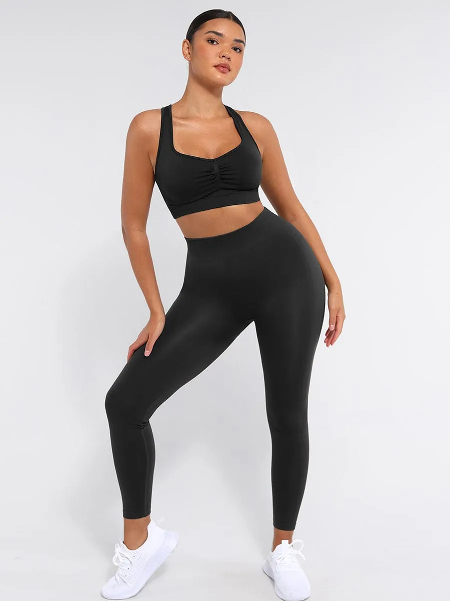 Seamless High Waisted Leg Shaping Slimming Yoga Legging