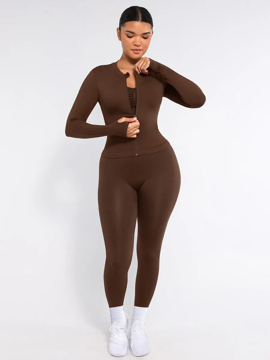Seamless High Waisted Leg Shaping Slimming Yoga Legging
