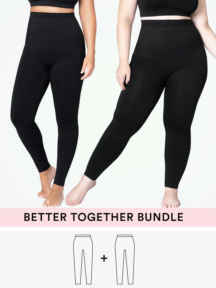 Shapermint Essentials 2-Pack High Waisted Shaping Leggings