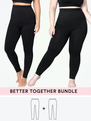 Shapermint Essentials 2-Pack High Waisted Shaping Leggings