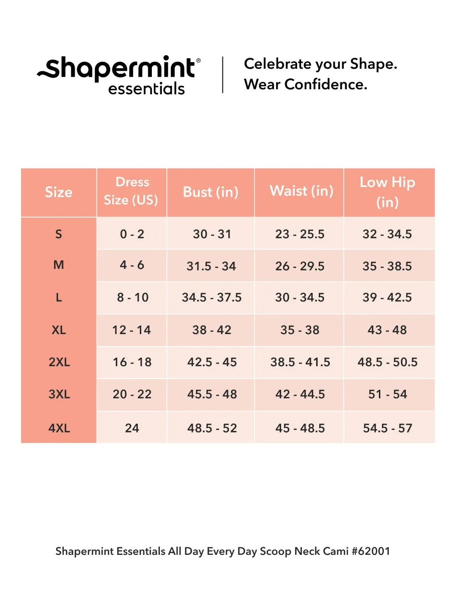 Shapermint Essentials All Day Every Day Scoop Neck Cami