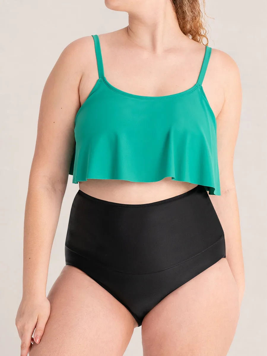 Shapermint Essentials High-Waisted Control Swim Bottom