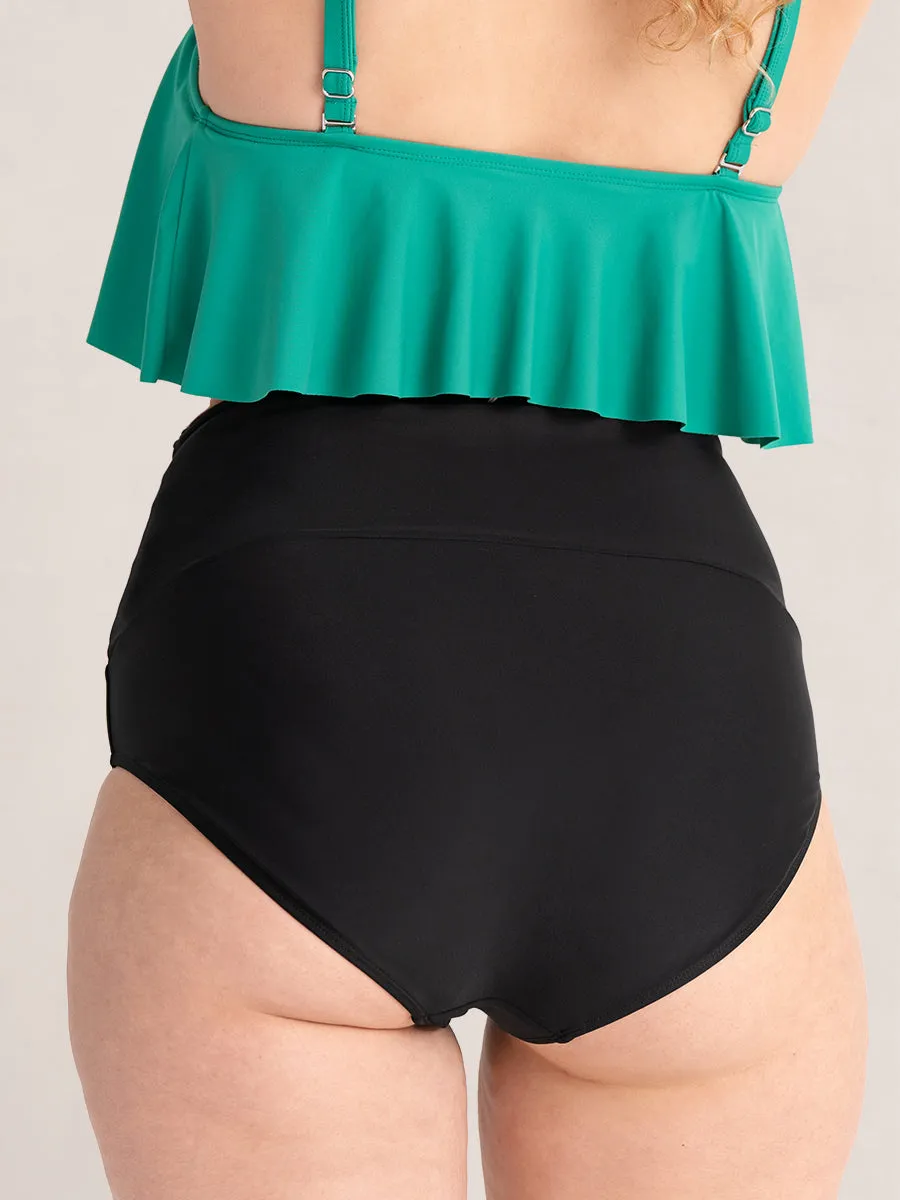 Shapermint Essentials High-Waisted Control Swim Bottom