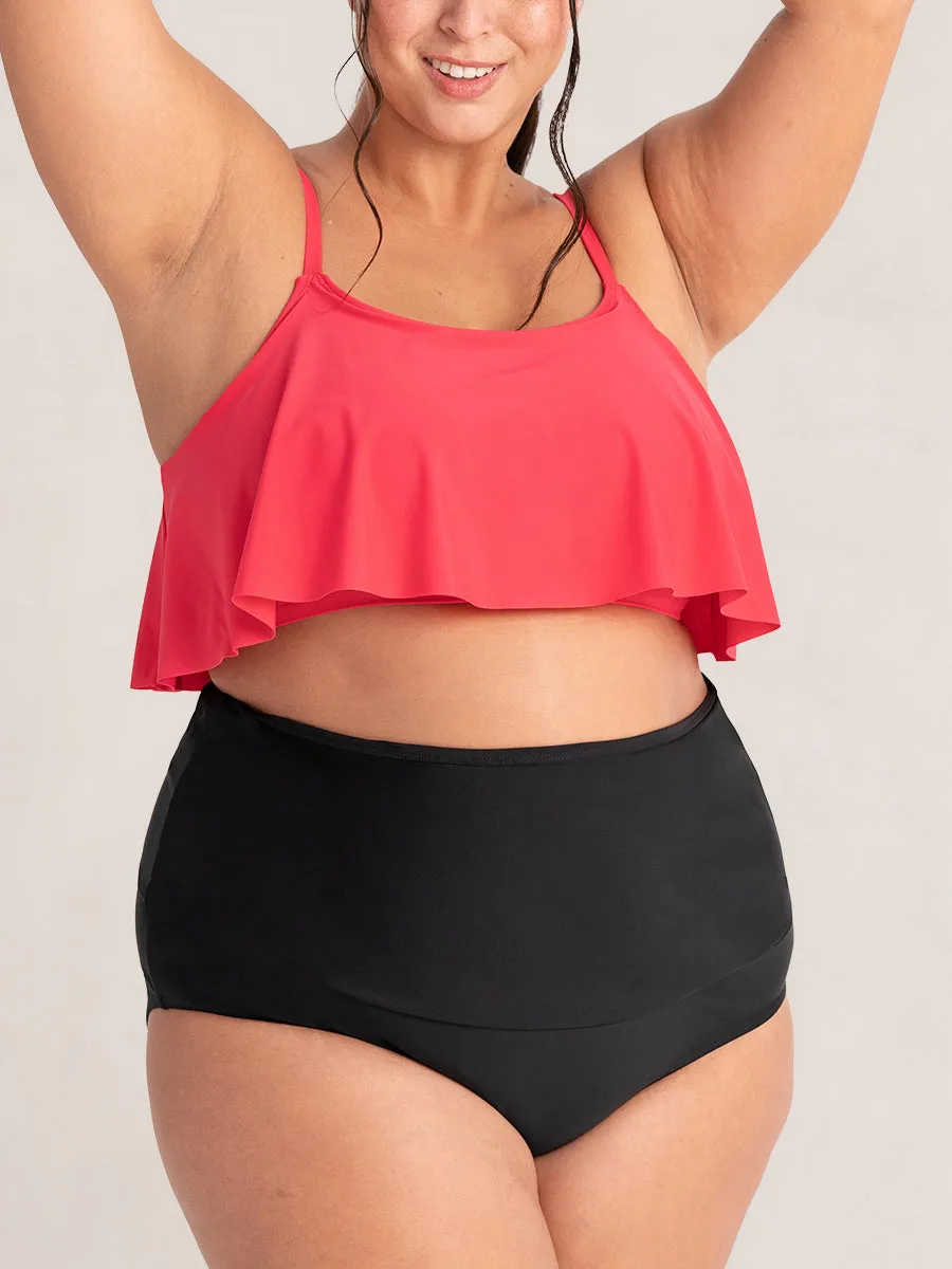 Shapermint Essentials High-Waisted Control Swim Bottom