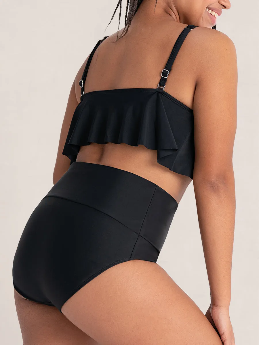 Shapermint Essentials High-Waisted Control Swim Bottom