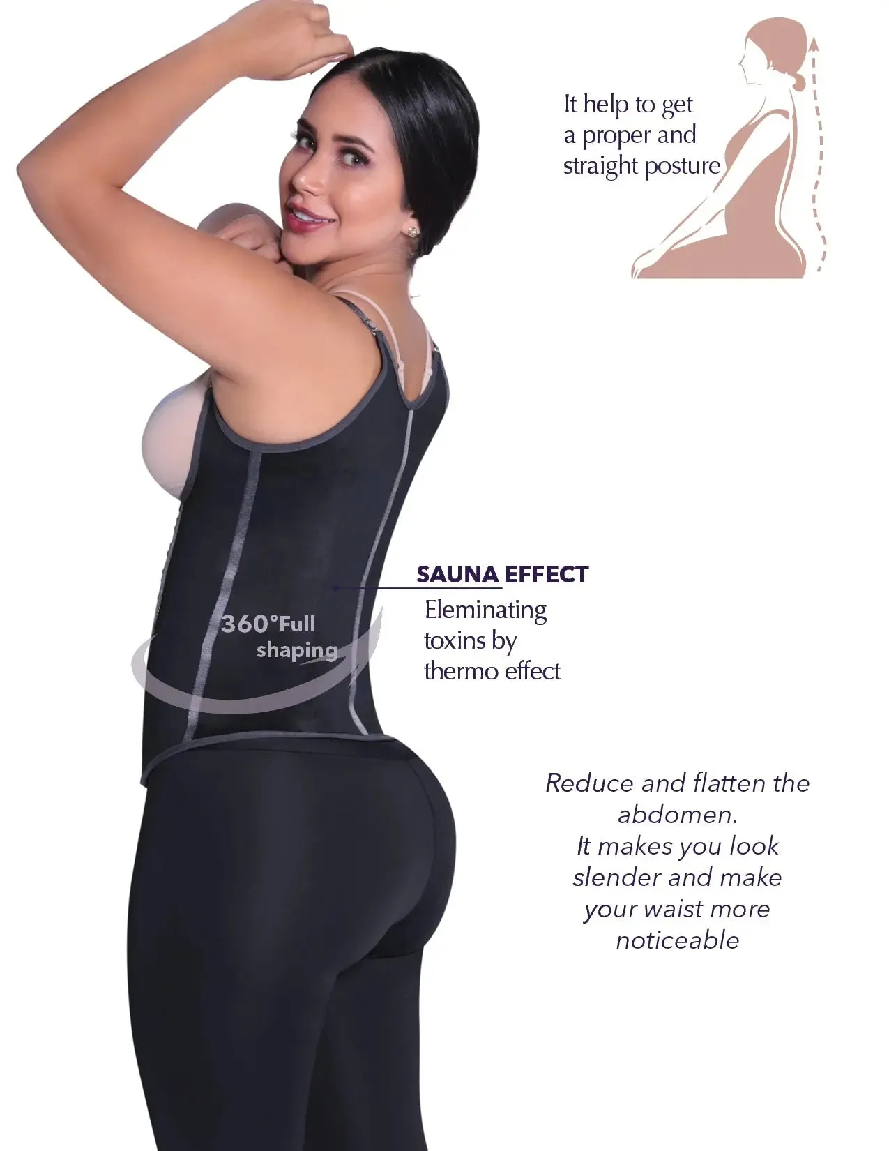Siluet H30 / H31 / H32 Latex Waist Trainer with Straps