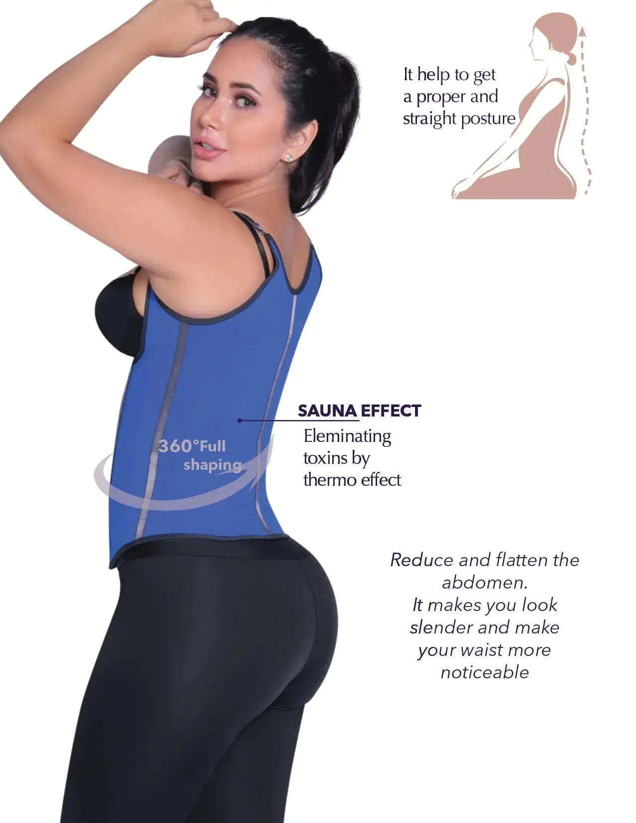 Siluet H30 / H31 / H32 Latex Waist Trainer with Straps