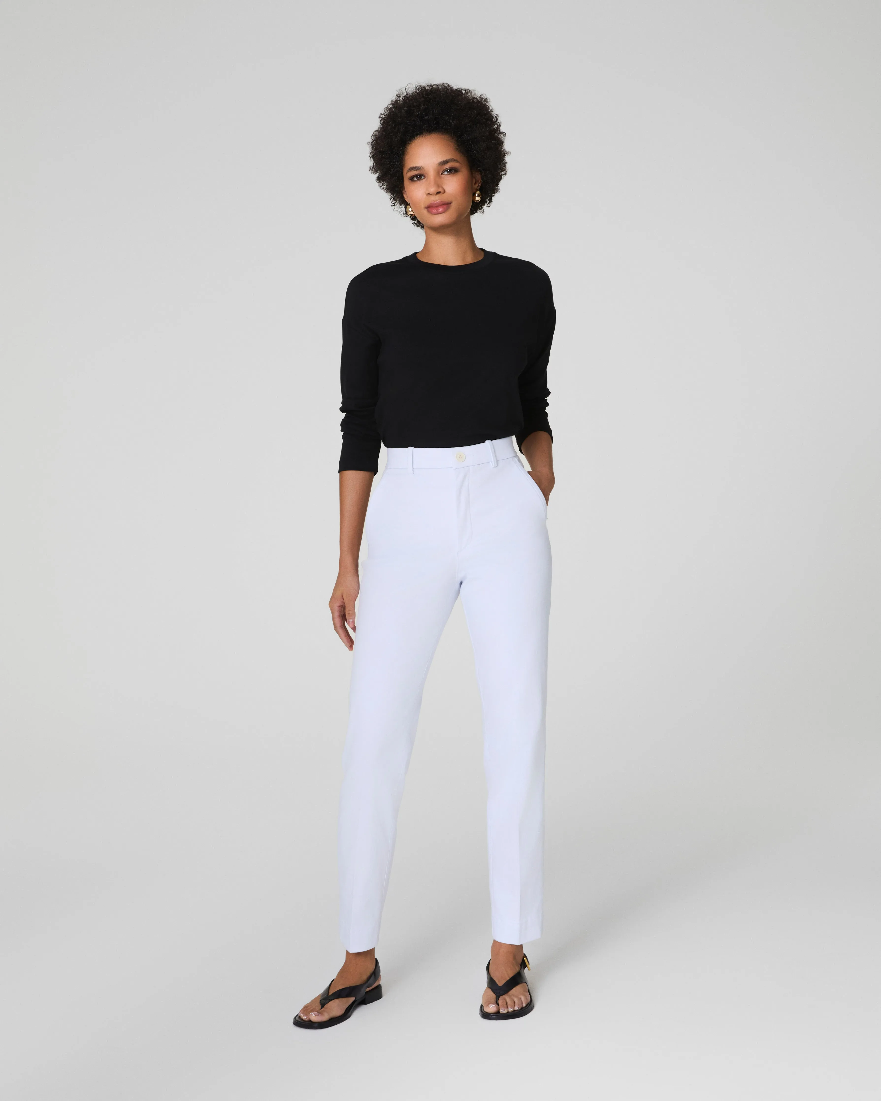 SPANXsupersmooth™ Stretch Twill Slim Straight Pant