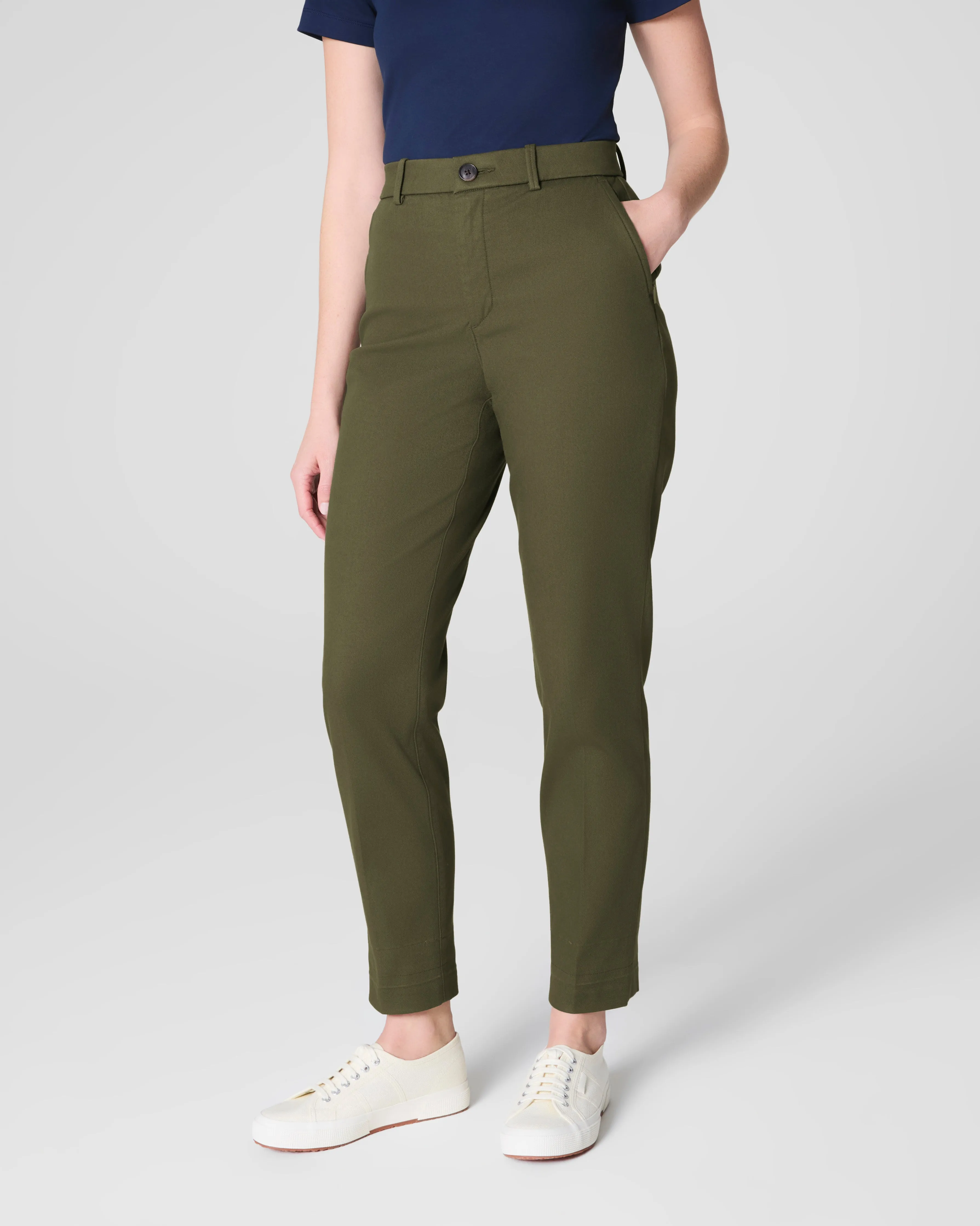 SPANXsupersmooth™ Stretch Twill Slim Straight Pant
