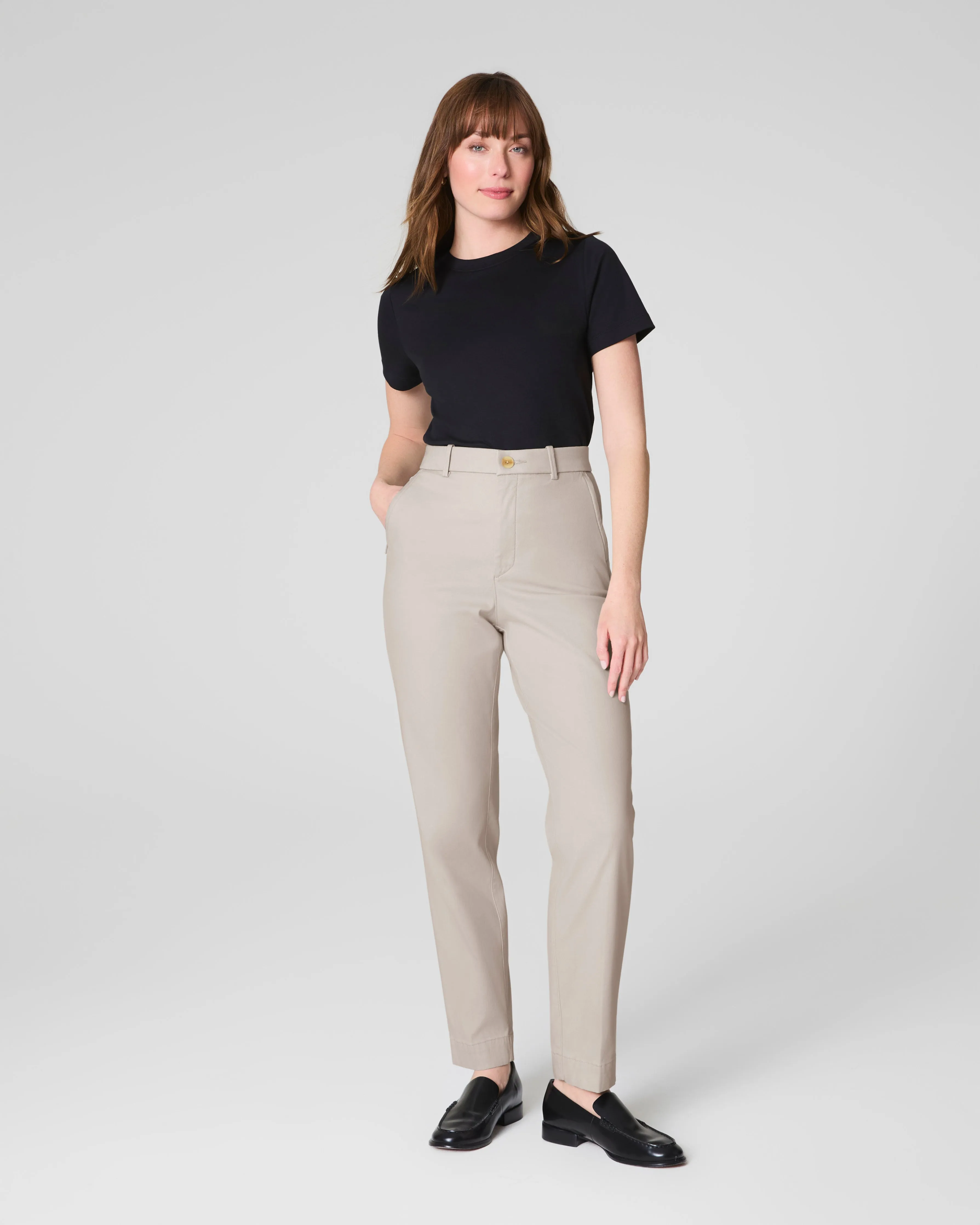SPANXsupersmooth™ Stretch Twill Slim Straight Pant