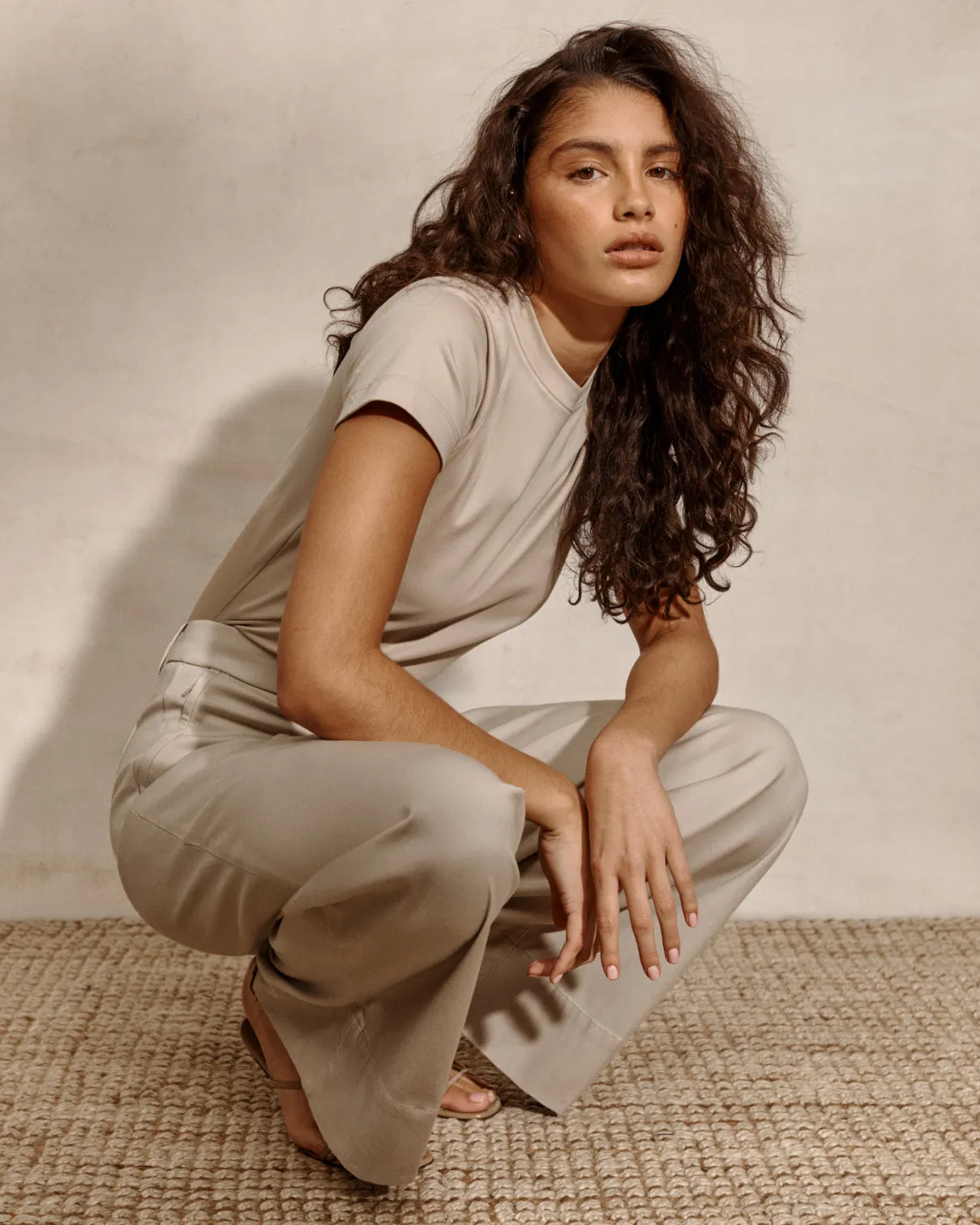 SPANXsupersmooth™ Stretch Twill Wide Leg Pant