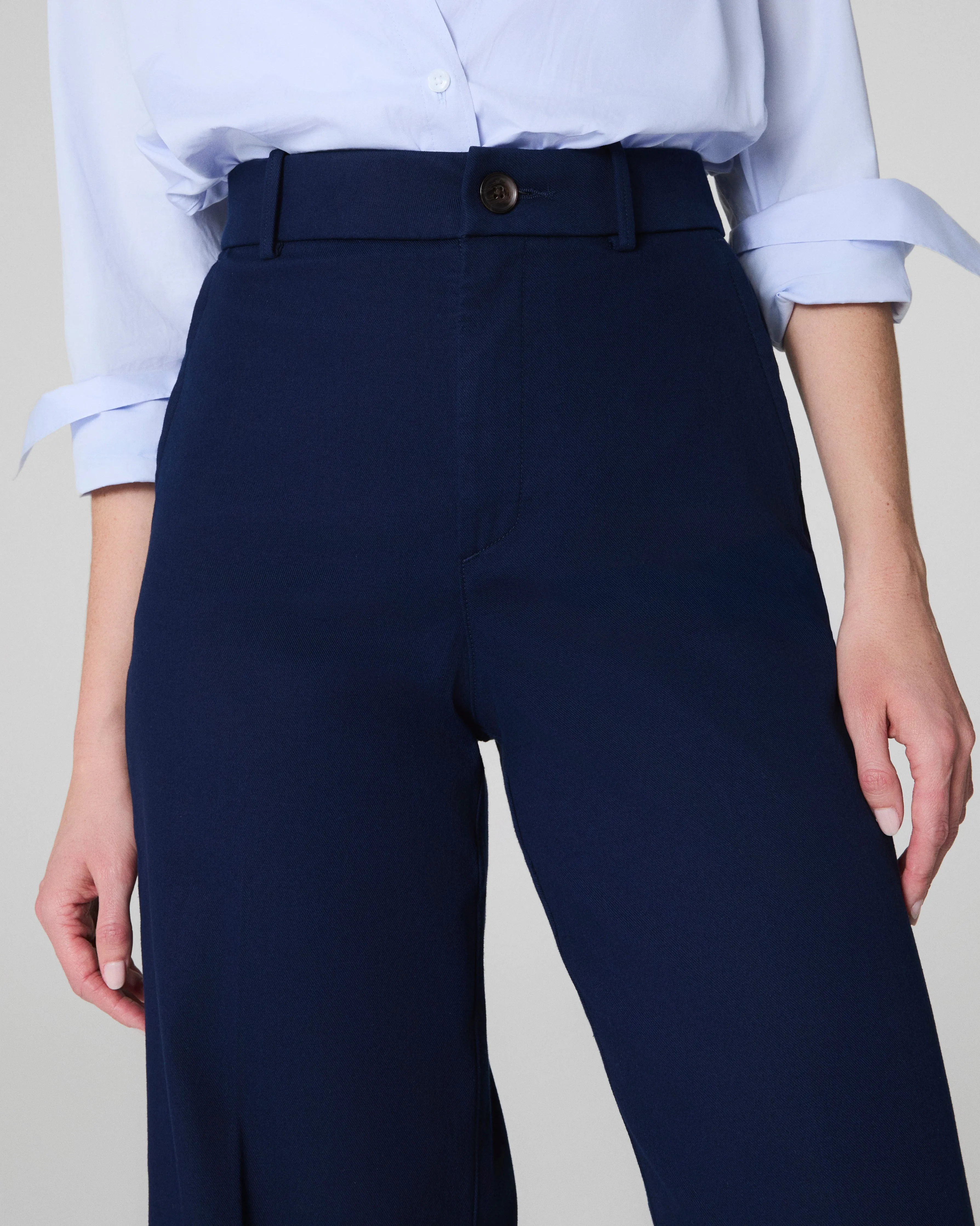SPANXsupersmooth™ Stretch Twill Wide Leg Pant