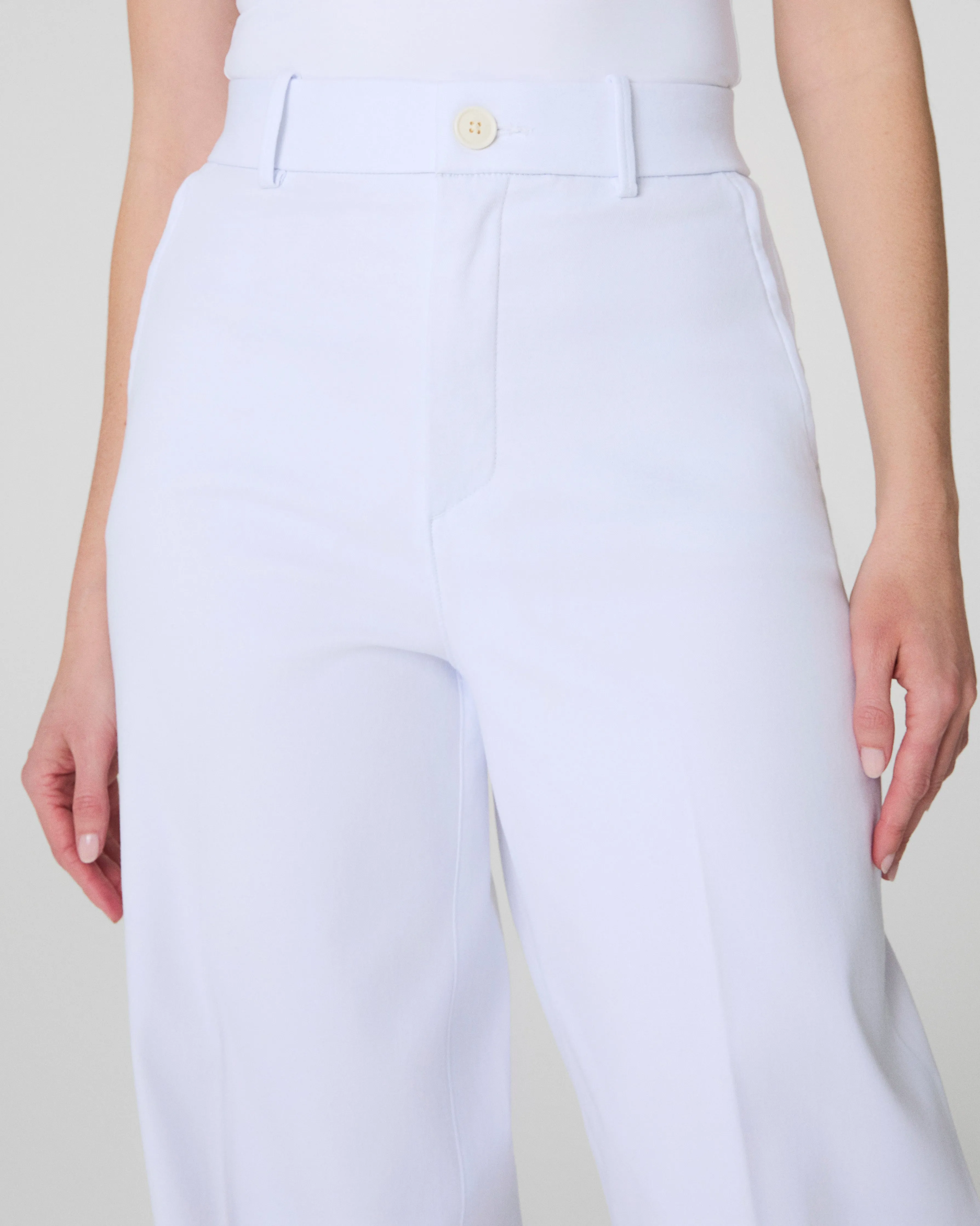 SPANXsupersmooth™ Stretch Twill Wide Leg Pant