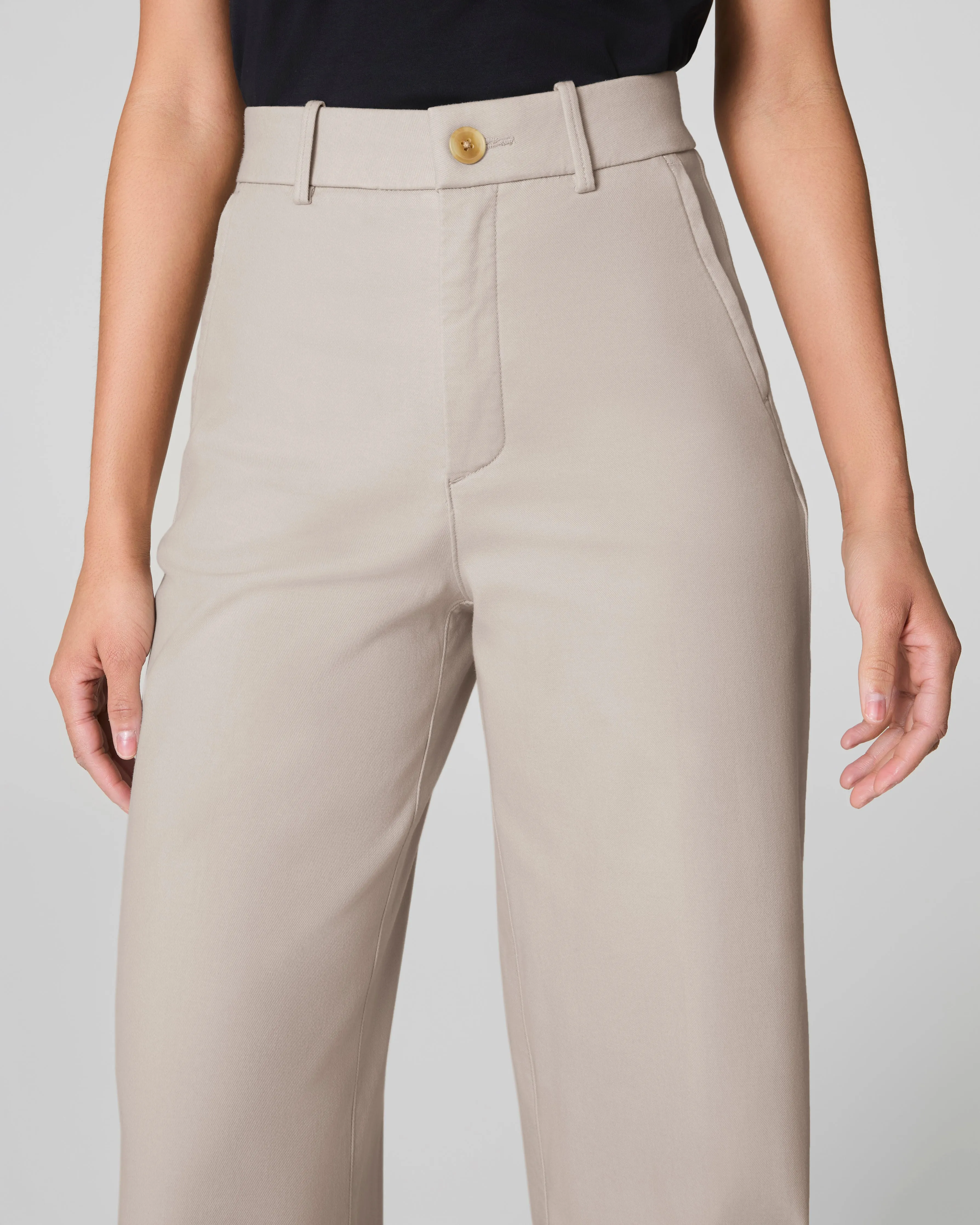 SPANXsupersmooth™ Stretch Twill Wide Leg Pant