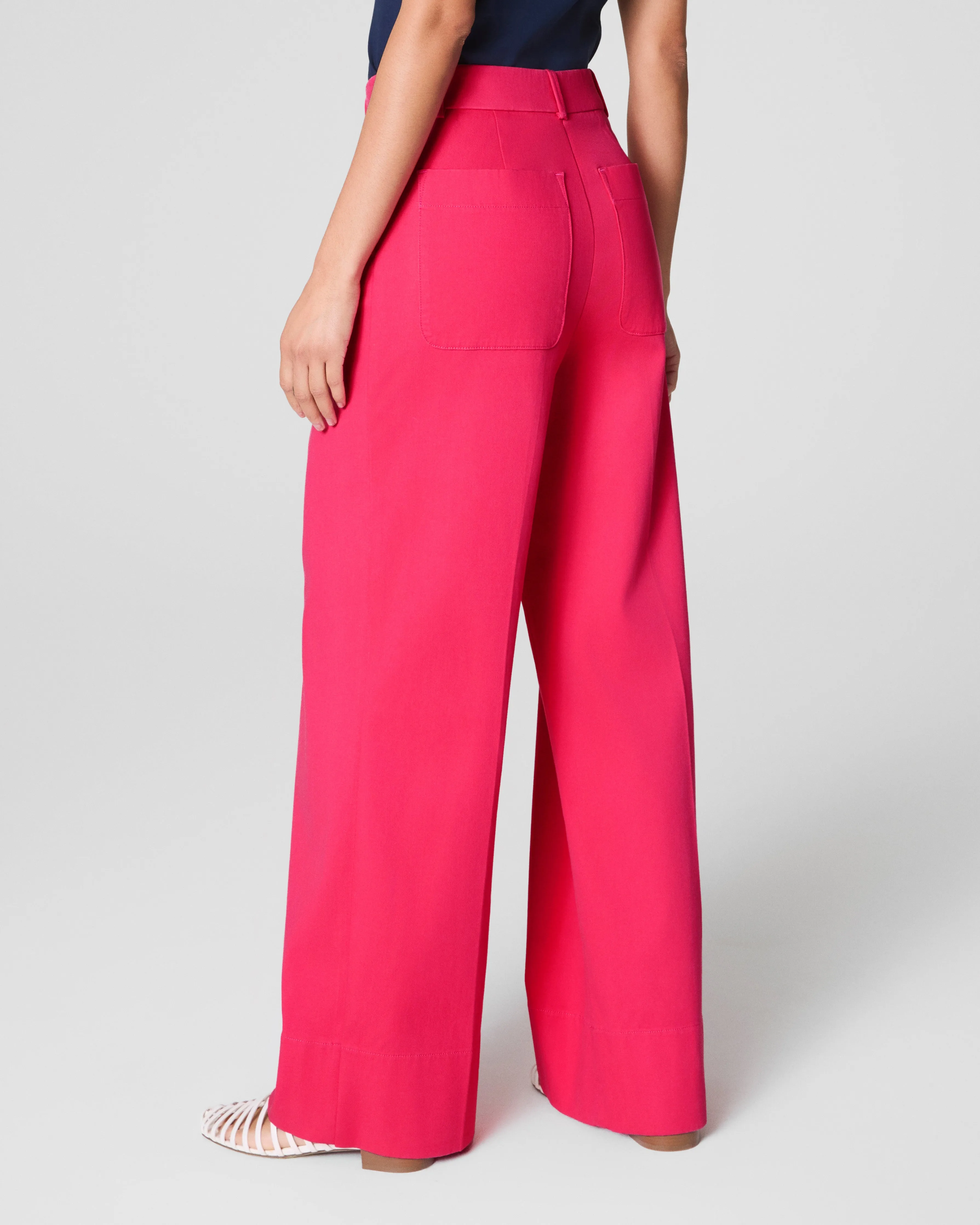 SPANXsupersmooth™ Stretch Twill Wide Leg Pant