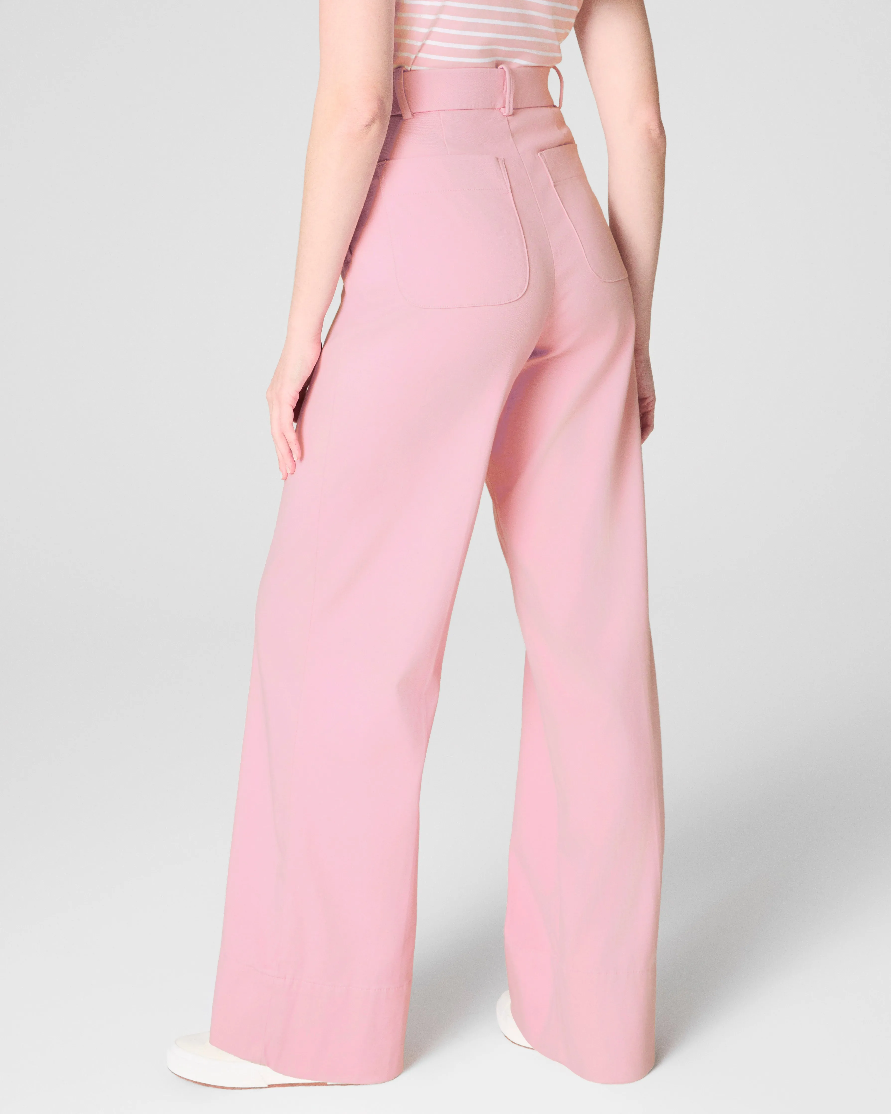 SPANXsupersmooth™ Stretch Twill Wide Leg Pant