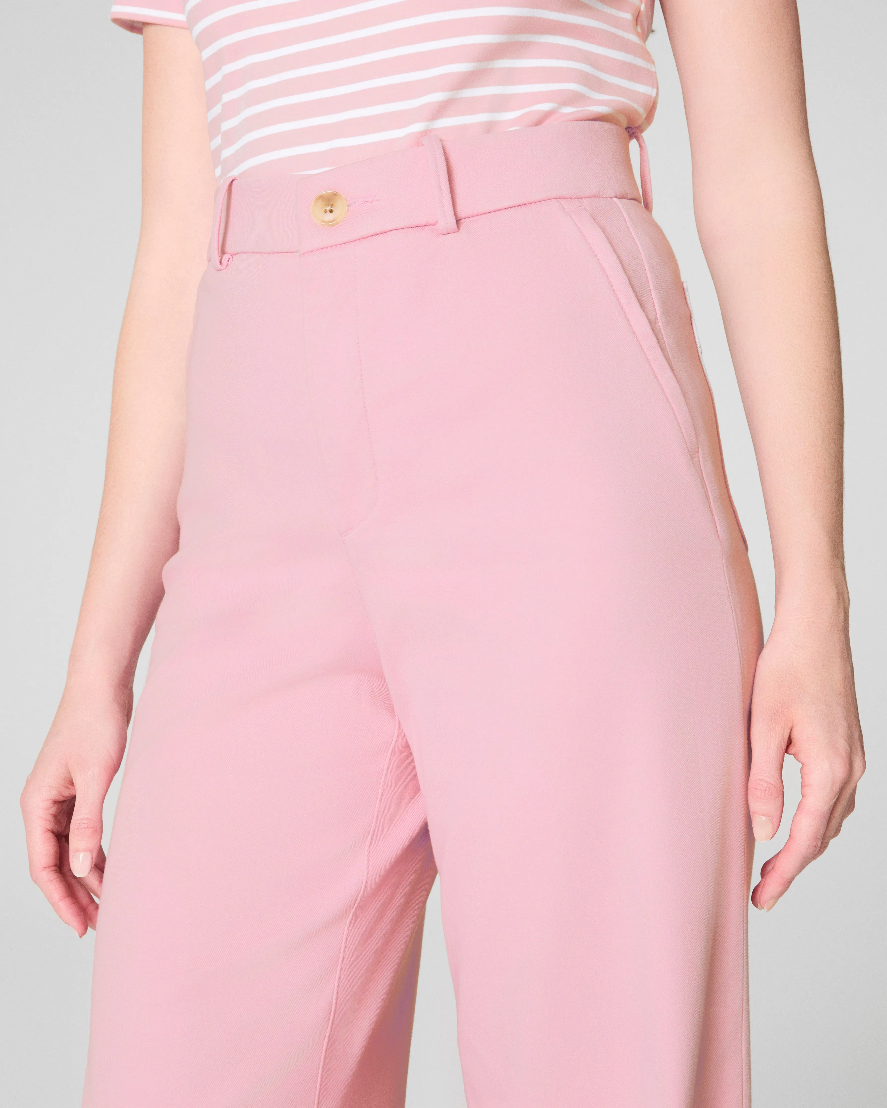 SPANXsupersmooth™ Stretch Twill Wide Leg Pant