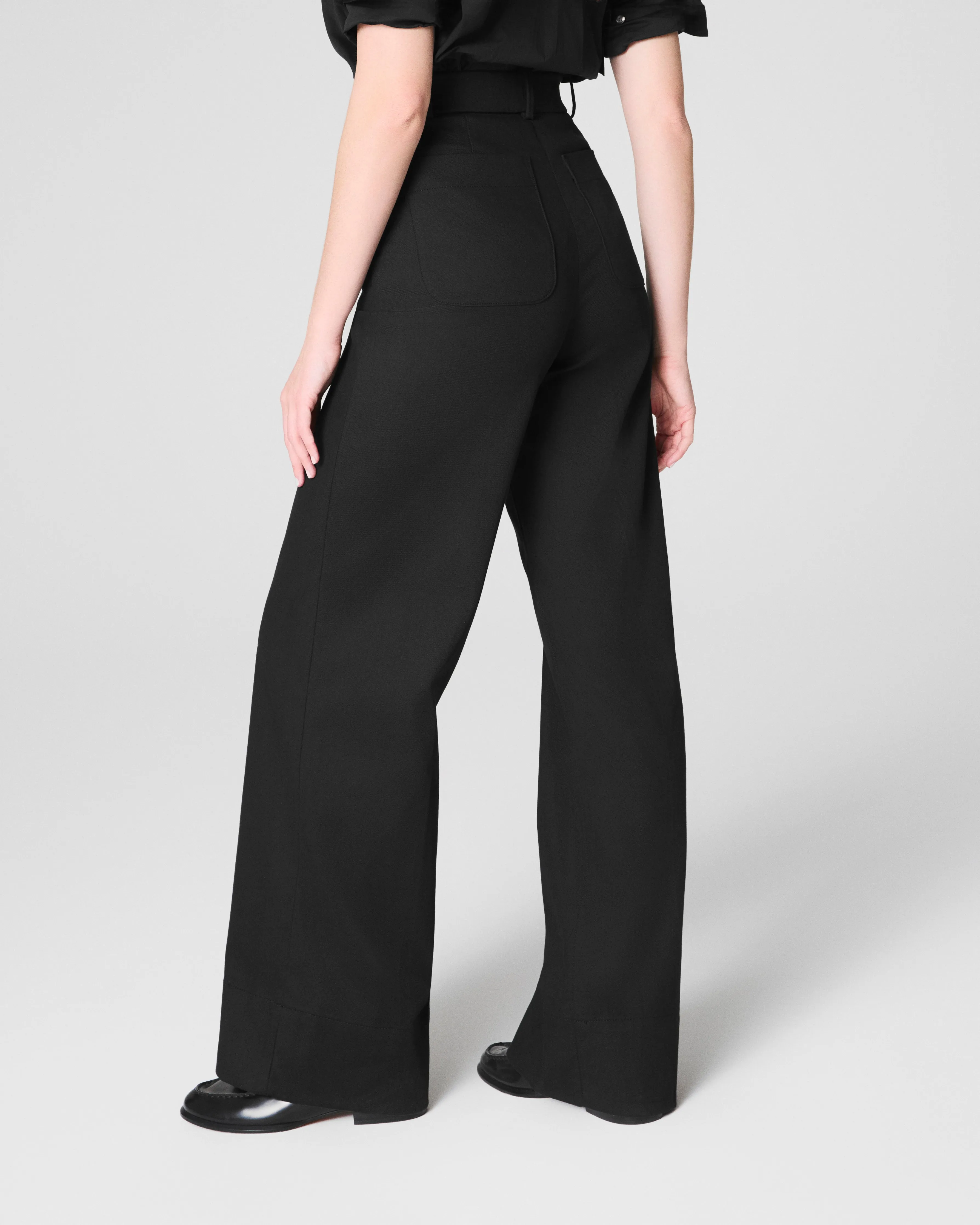 SPANXsupersmooth™ Stretch Twill Wide Leg Pant