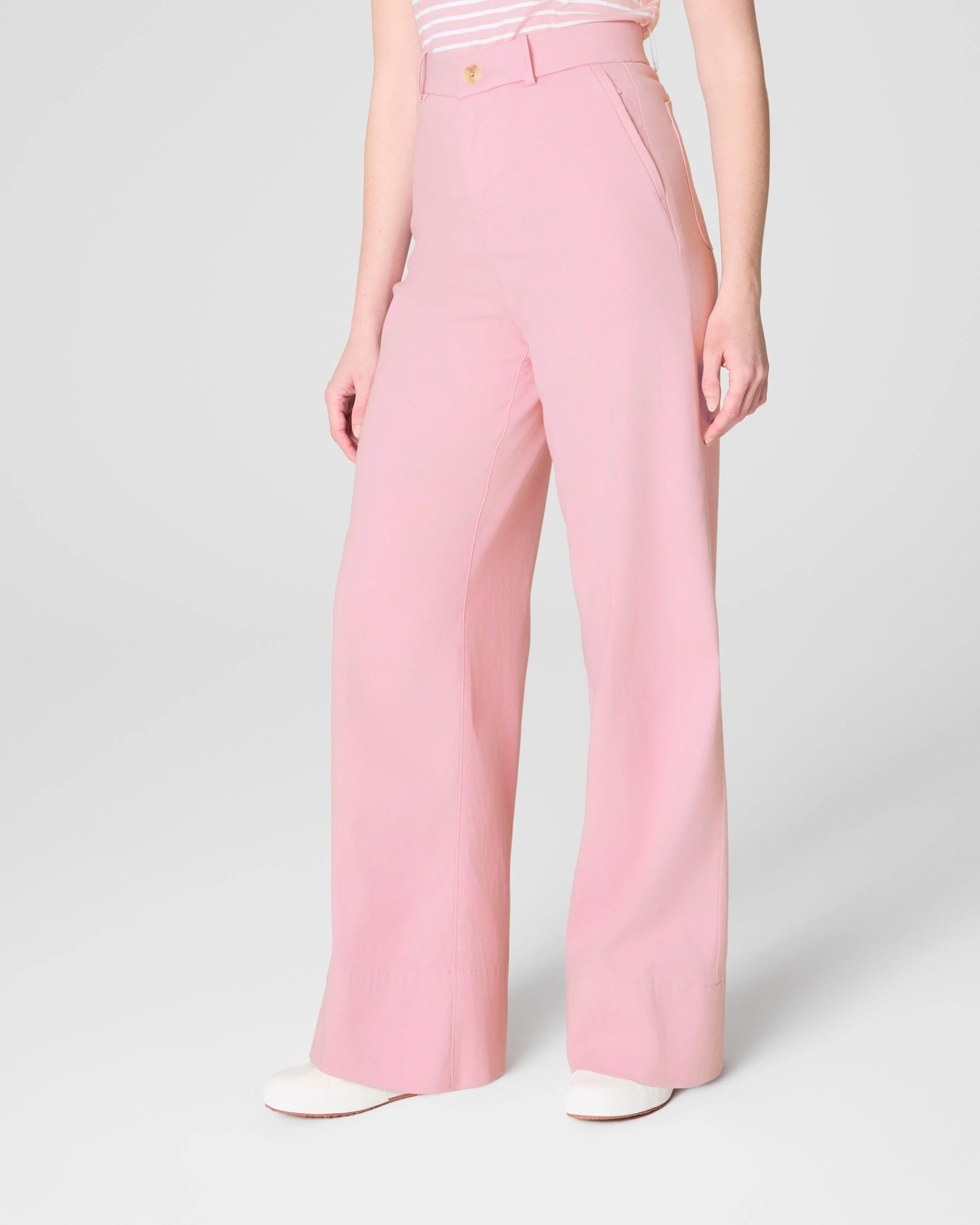 SPANXsupersmooth™ Stretch Twill Wide Leg Pant