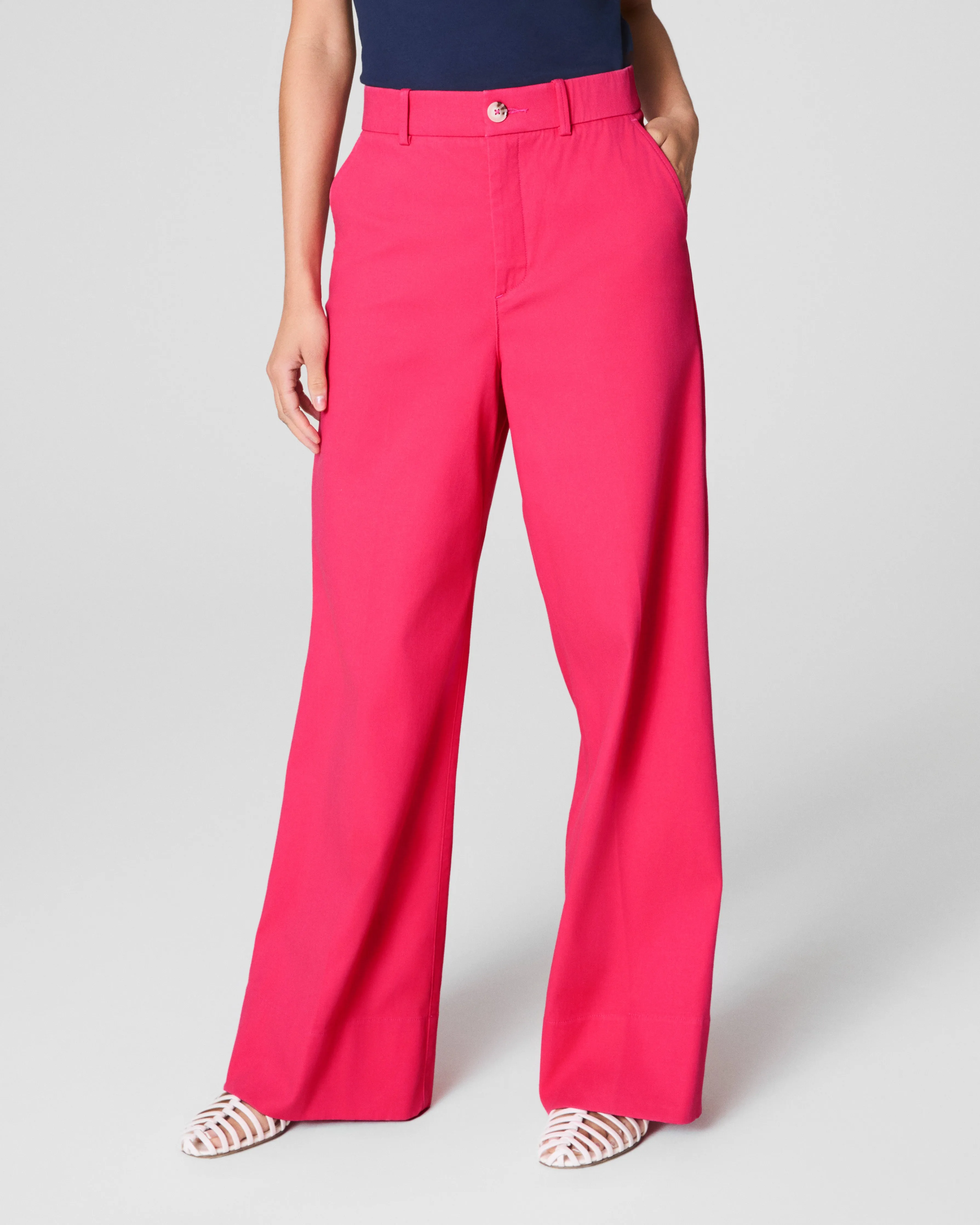SPANXsupersmooth™ Stretch Twill Wide Leg Pant