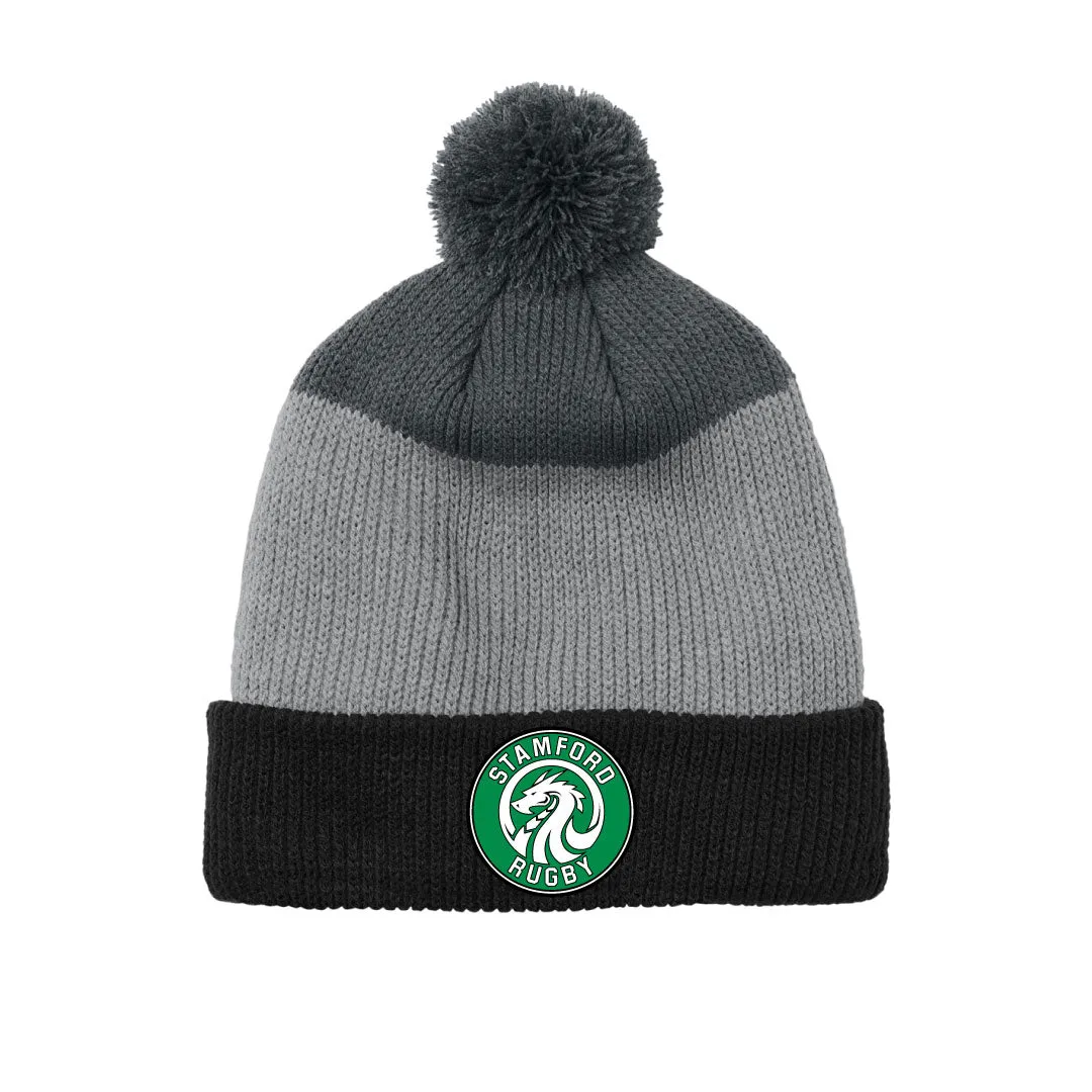 Stamford Rugby Knit Pom Beanie