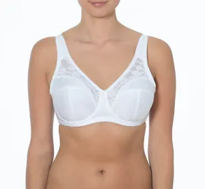 Style 7104 | Brand Full Figure Underwire Bra  - White