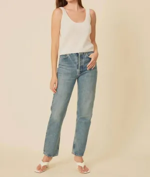 Talia Cashmere Tank In Ivory
