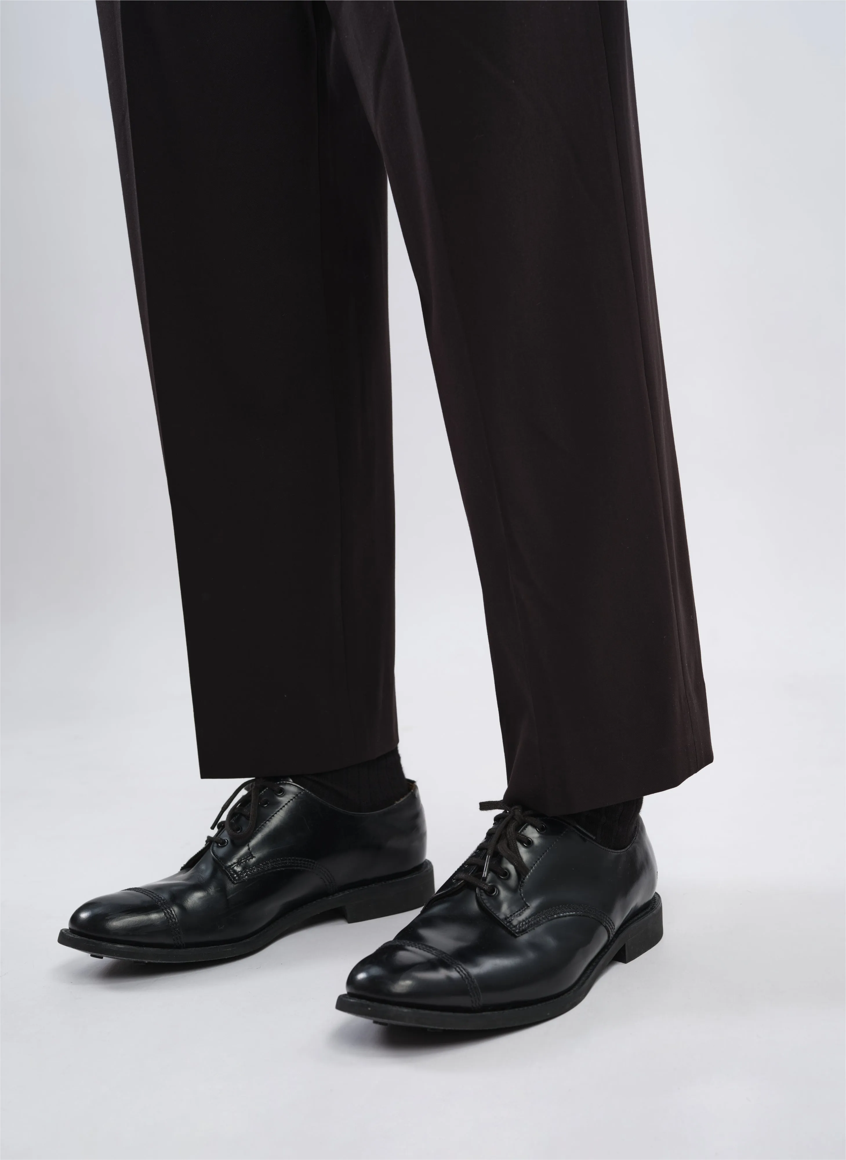 Tencil Cotton Polyester Spandex Wide Tapered Pants (P-15)
