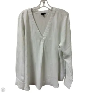 Top Long Sleeve By Ann Taylor In Green, Size: Xl