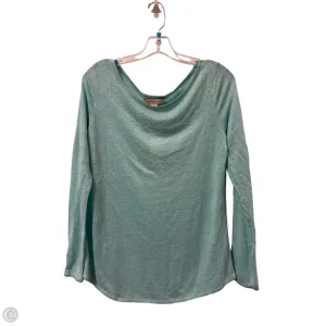Top Long Sleeve By Banana Republic In Blue, Size: S