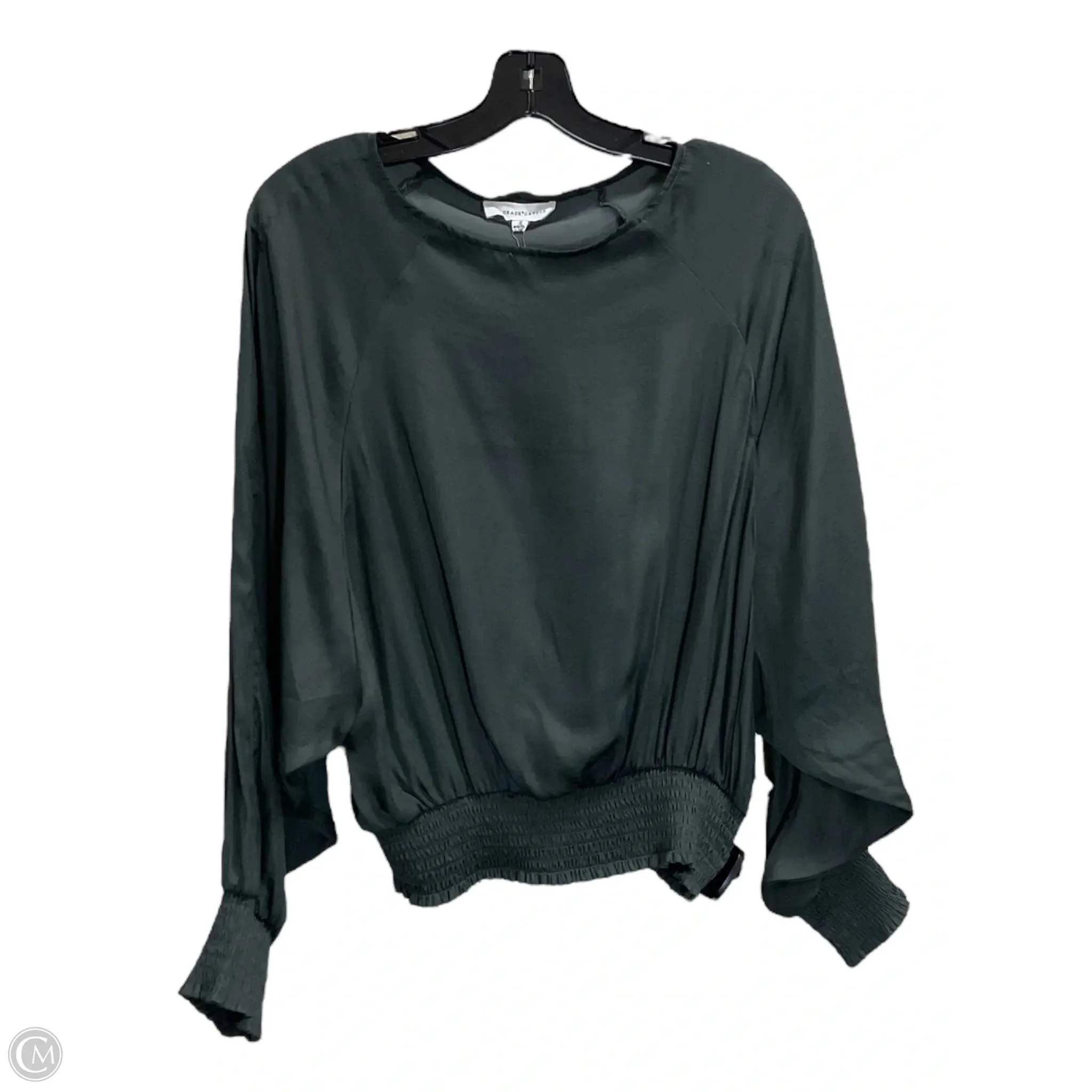 Top Long Sleeve By Clothes Mentor In Green, Size: S