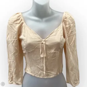 Top Long Sleeve By Clothes Mentor In Peach, Size: Xs