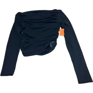 Top Long Sleeve By Darong In Black, Size: L
