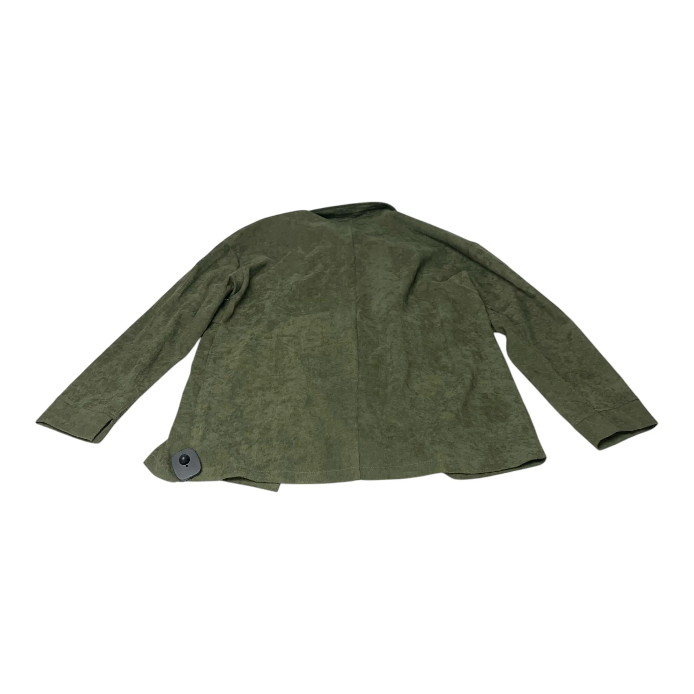 Top Long Sleeve By Emery Rose In Green, Size: L