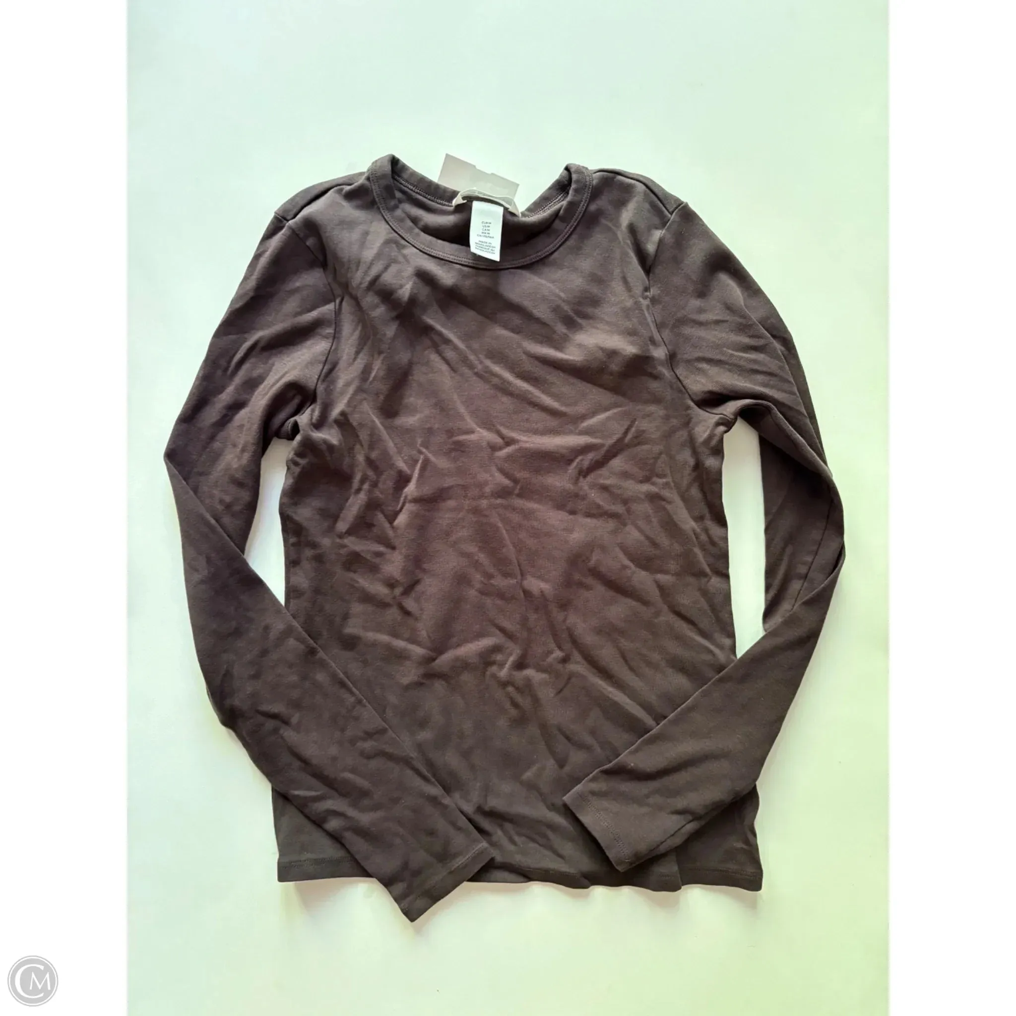 Top Long Sleeve By H&m In Purple, Size: M