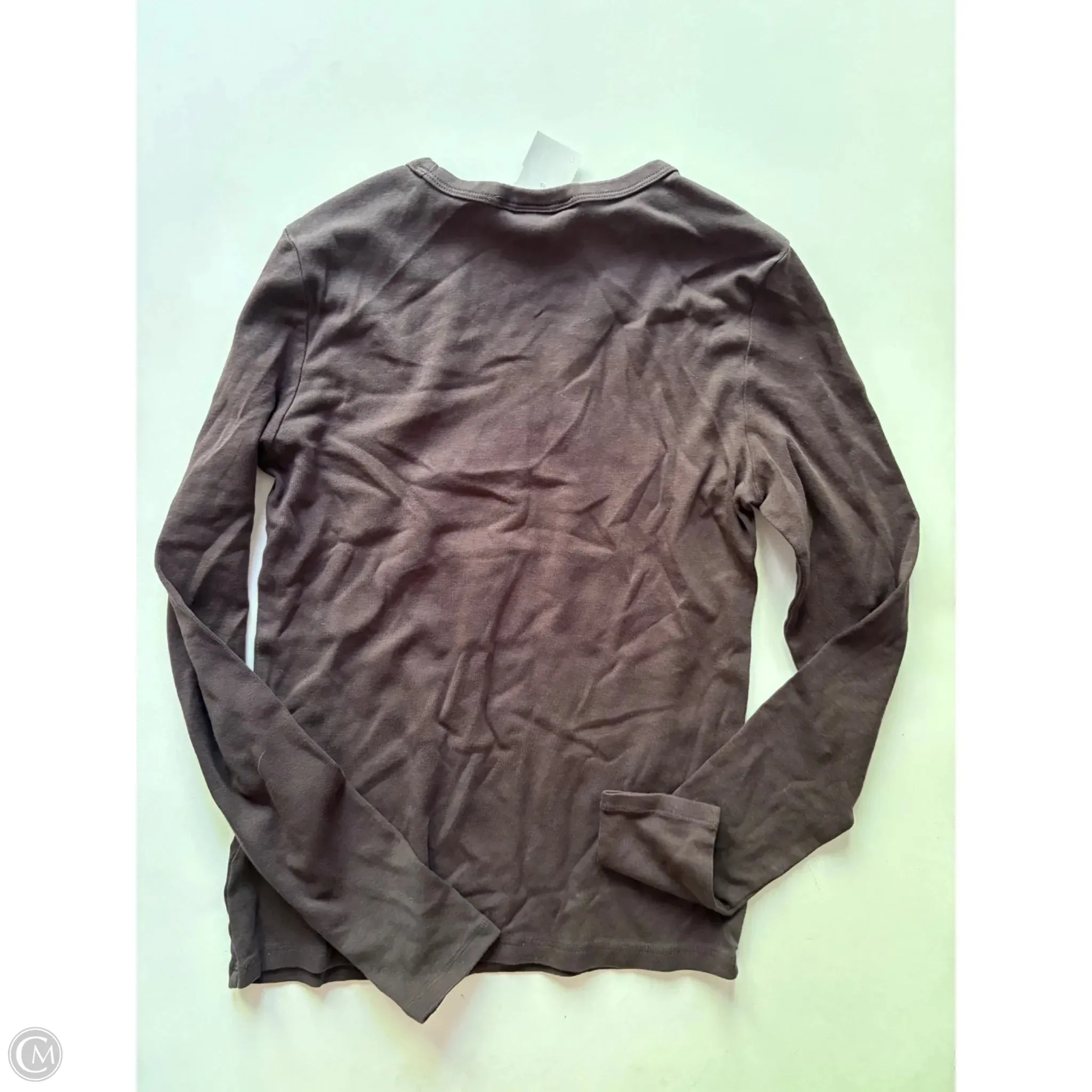 Top Long Sleeve By H&m In Purple, Size: M