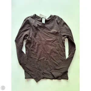 Top Long Sleeve By H&m In Purple, Size: M