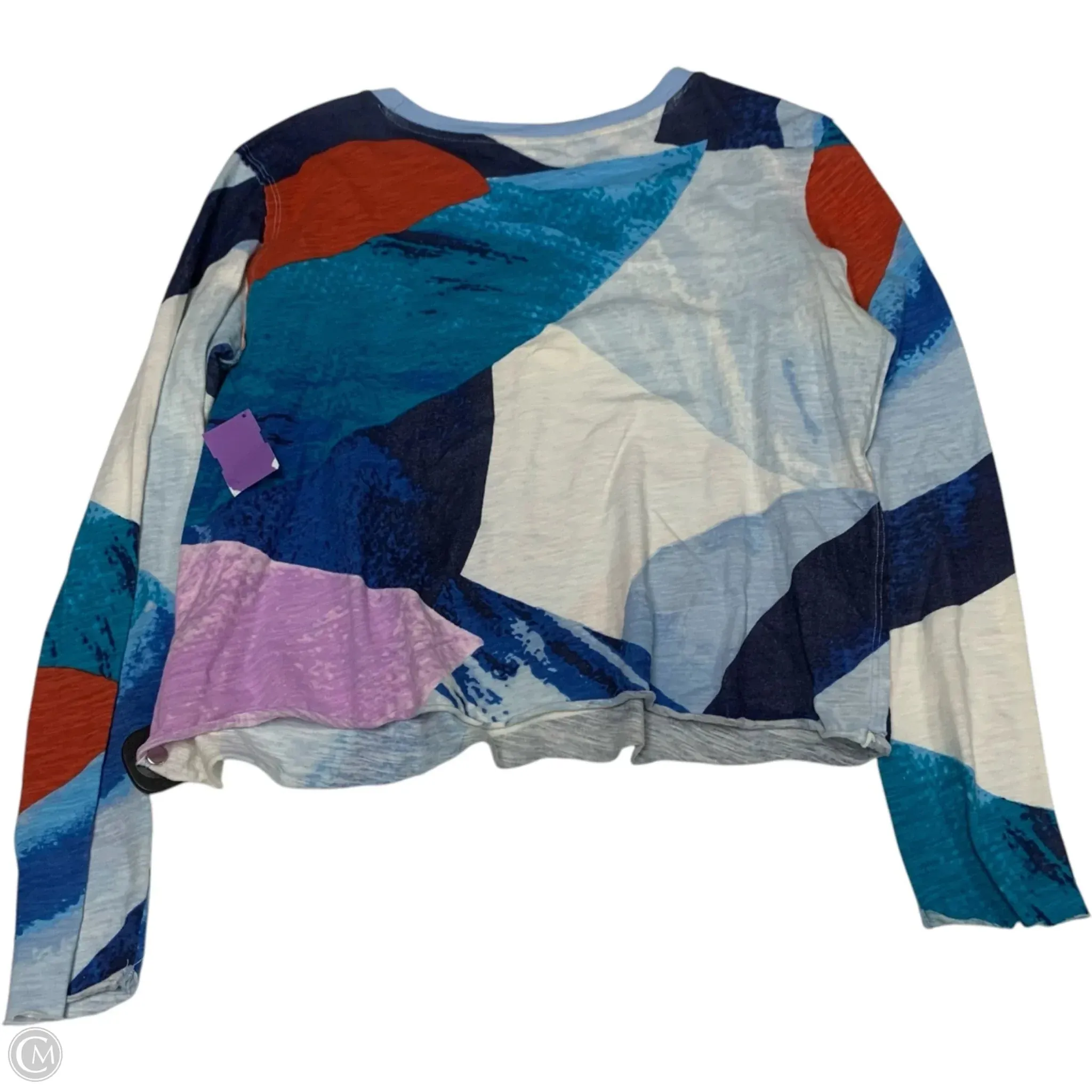 Top Long Sleeve By Maeve In Blue, Size: S