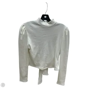 Top Long Sleeve By Mi Ami In Cream, Size: L