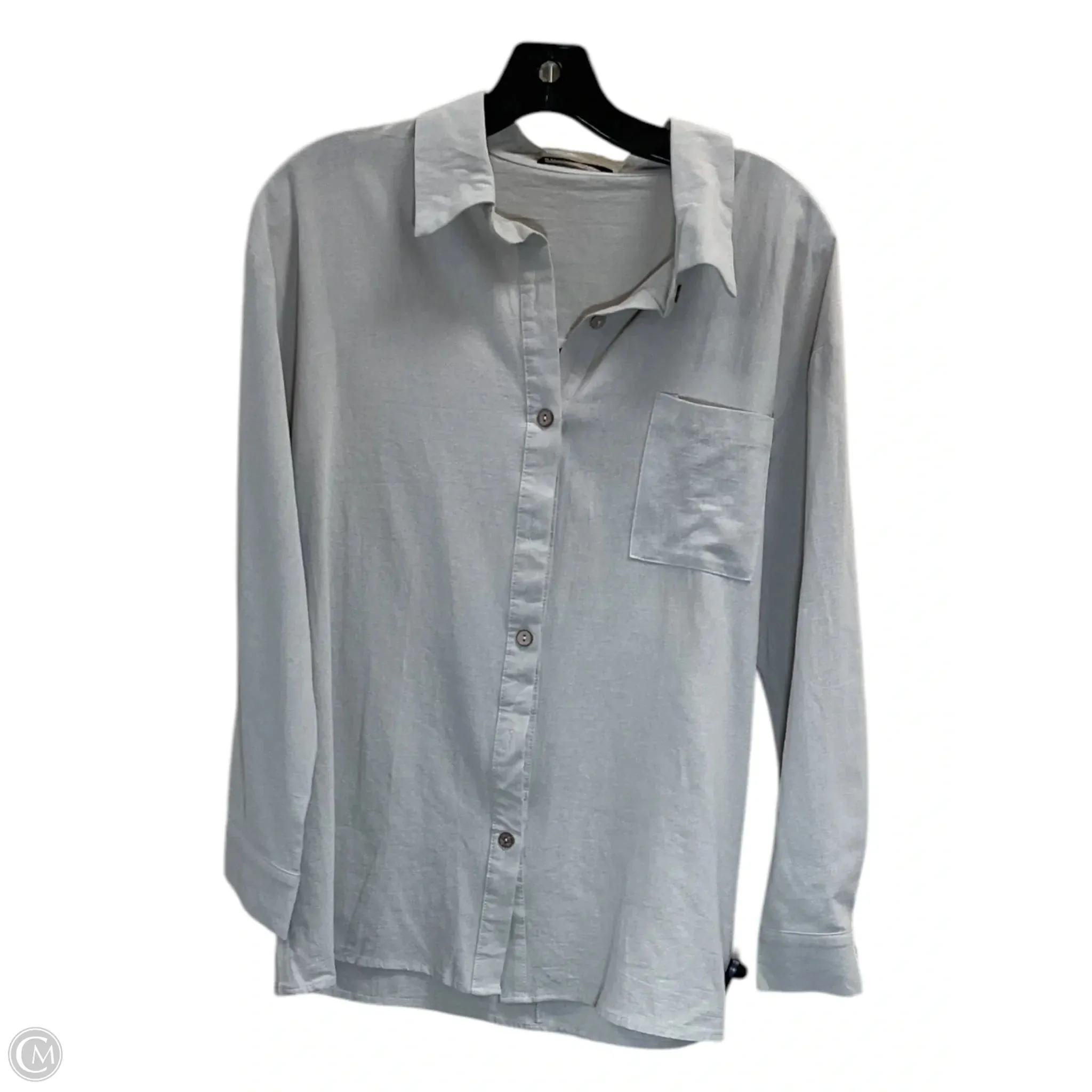 Top Long Sleeve By Shein In Beige, Size: Xs