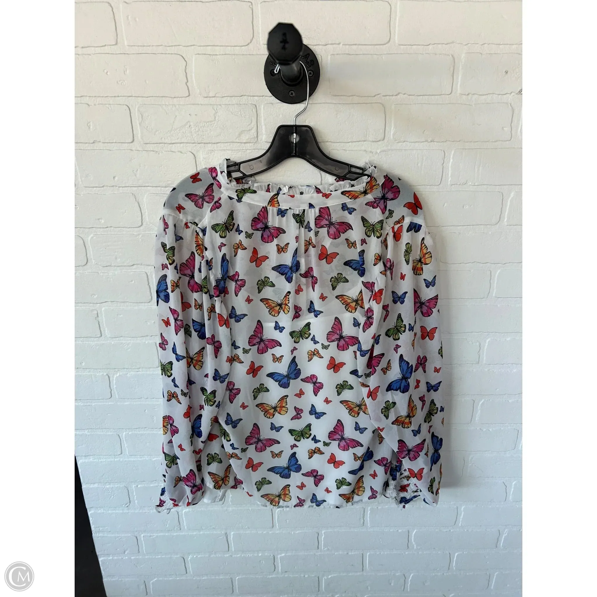 Top Long Sleeve By Sugar Lips In Multi-colored, Size: M