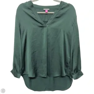 Top Long Sleeve By Vince Camuto In Green, Size: S