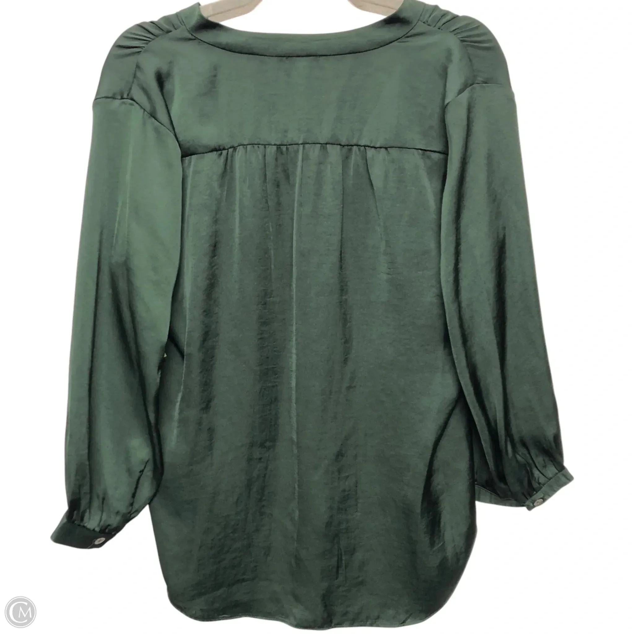 Top Long Sleeve By Vince Camuto In Green, Size: S