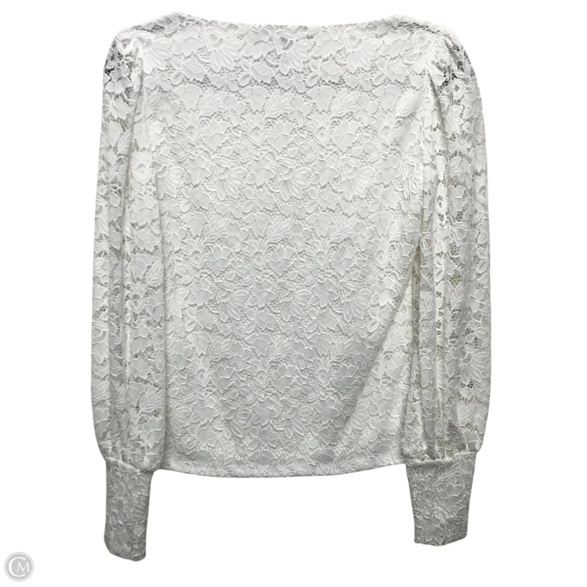 Top Long Sleeve By White House Black Market In White, Size: Xs