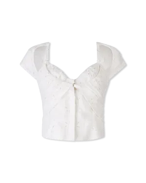 Tovallo Cut Out Bustier Top