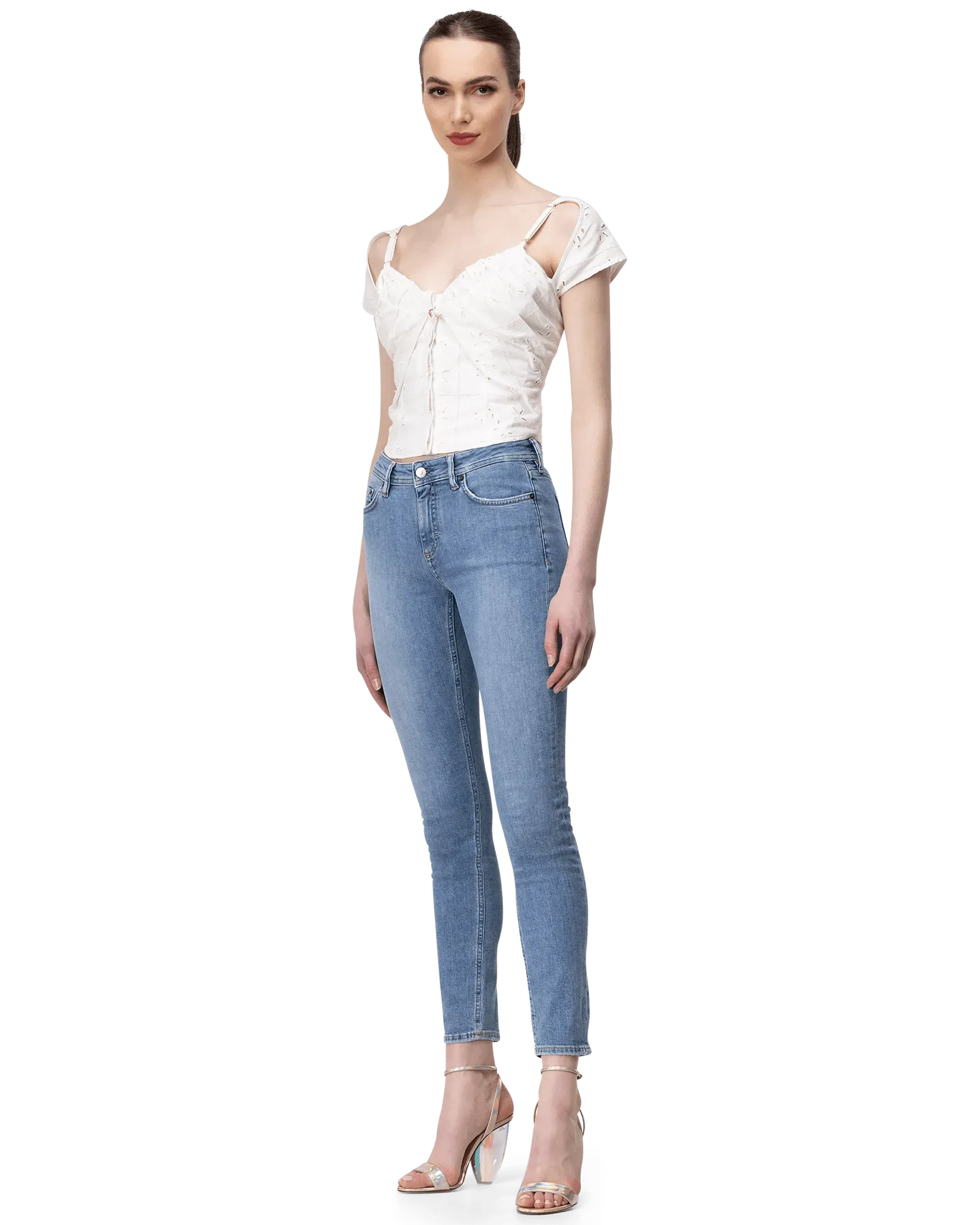 Tovallo Cut Out Bustier Top