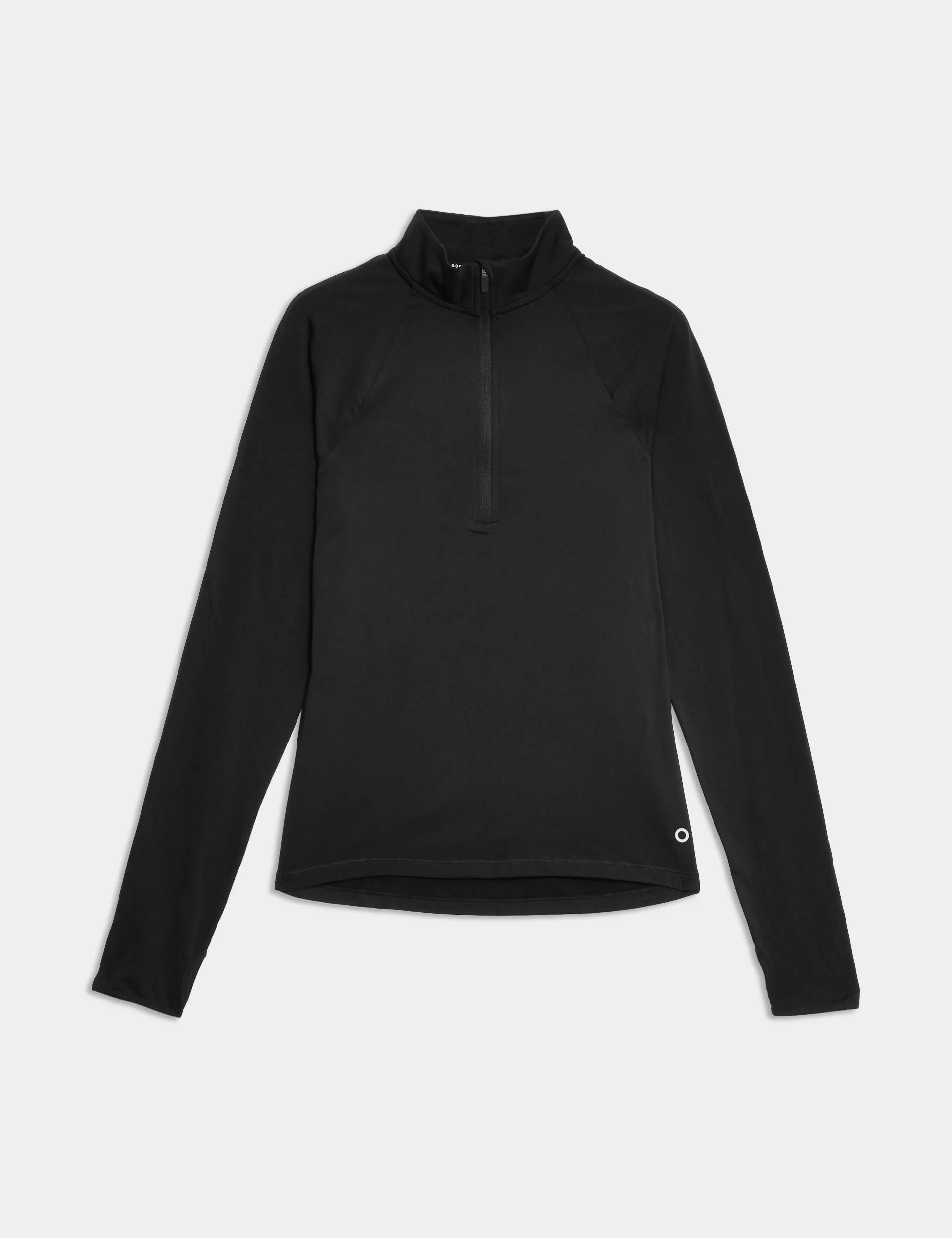 Ultraheat Funnel Neck Running Top - Black