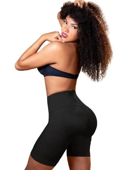 Vedette 160 Mid Thigh Panty Shaper with Lace Trim